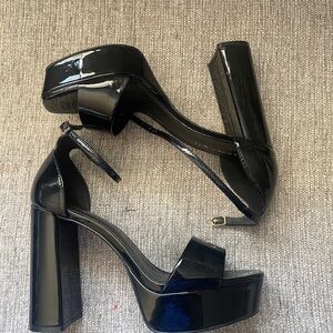 Black Platform Heels